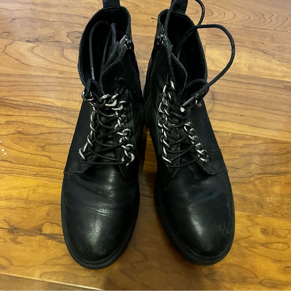 Combat lace up boots size 9.5 - Picture 7 of 12
